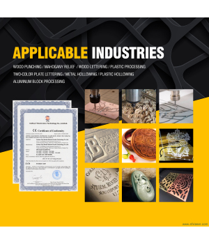 CNC 3-Axis Engraving Machine Mini Round Rail CNC 3040/6040 Engraving Machine For Wood PCB Acrylic